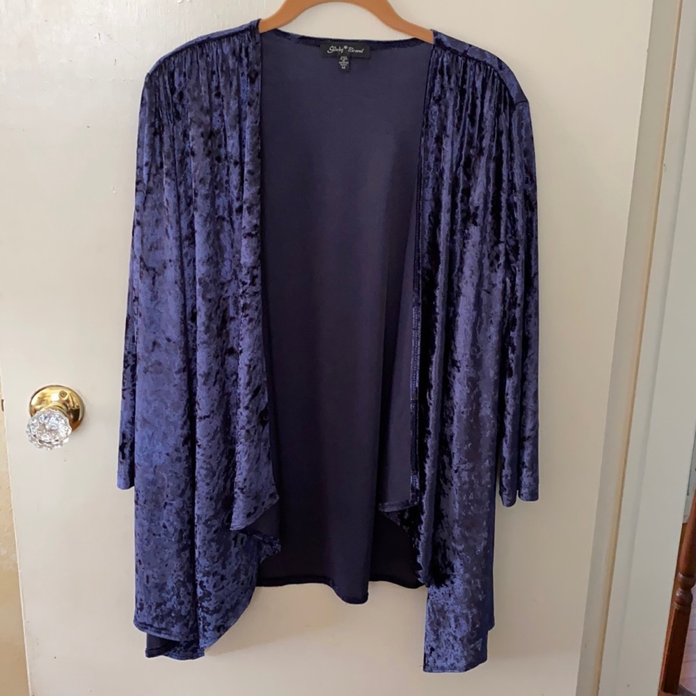 Slinky Brand NWOT swing blue jacket M